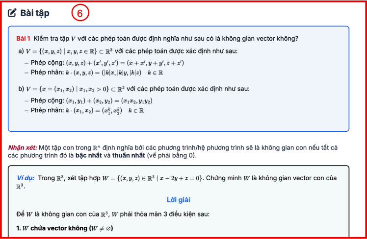 Khối Bài tập